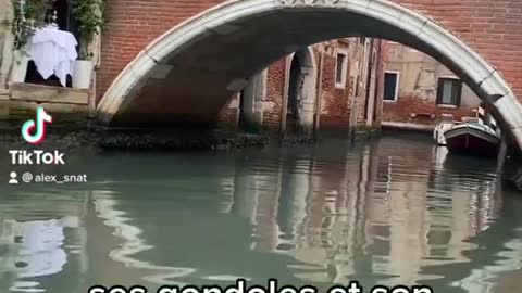 C’est aussi marée basse à Venise ! ￼