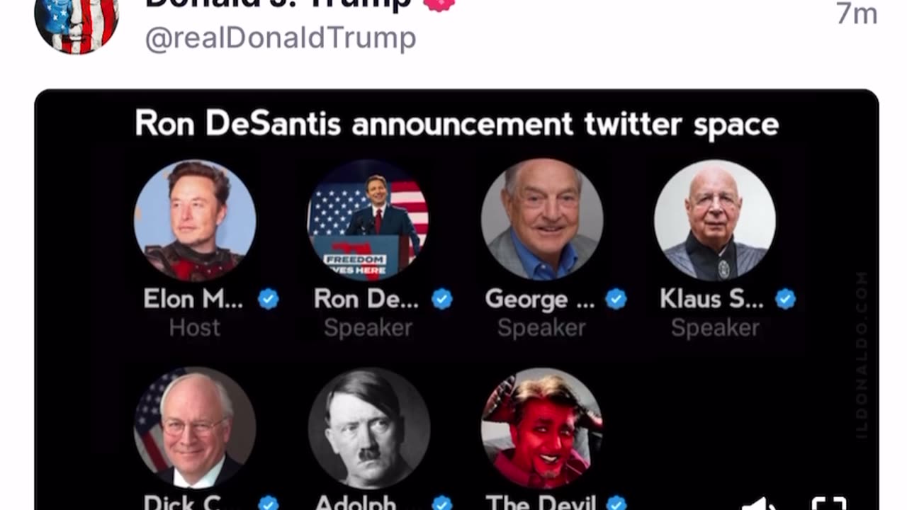 Trump Memes DeSantis’ Twitter-Space [Epic Meme!]