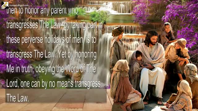 Obey Me at all times… For not to obey God is Sin 🎺 Trumpet Call of God