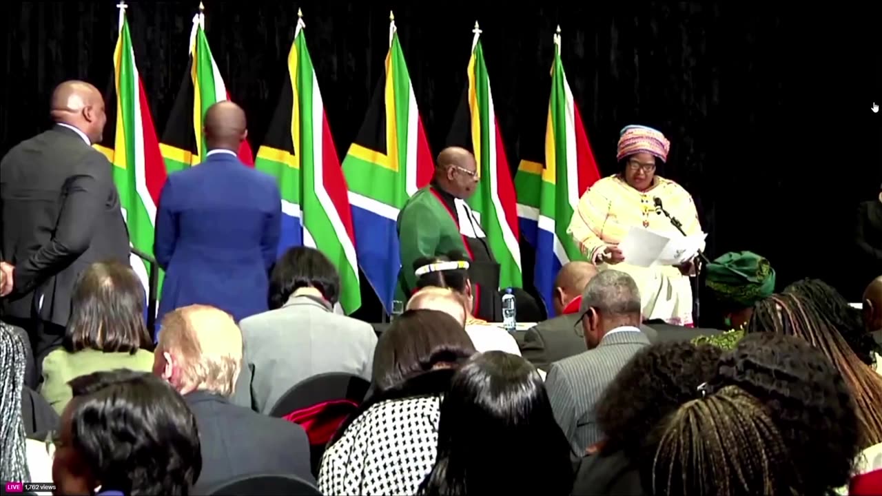 South Africa's new ministers are sworn in