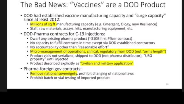 The JAB is owned by the Department of Defense. If Jabbed you are a Cyborg and owned