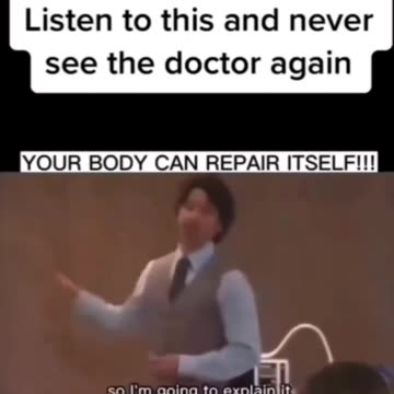 Your body knows how to repair everything