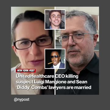 coincidence luigi mangione attorney and ex attorney of Diddy are getting married how 12/21/24