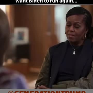 Even Michelle Obama is throwing Biden under the bus!