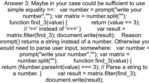 How to filter from a user input