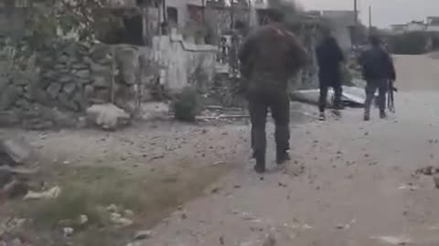 An HTS sub-faction calling itself 'Maghawir al-Sham' entered religious minority villages in Homs