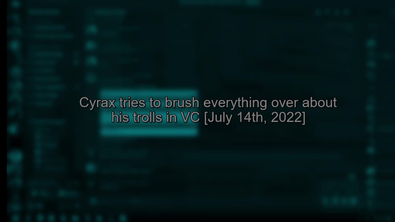 Cyraxx SPEAKS in Discord VC with CHUD buddy trolls - (July 14th, 2022)