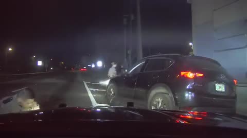 Very High Speed Chase Ending in Crash