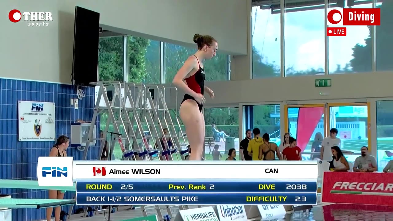 Aimee Wilson (Canada) - 1m Springboard Women Diving