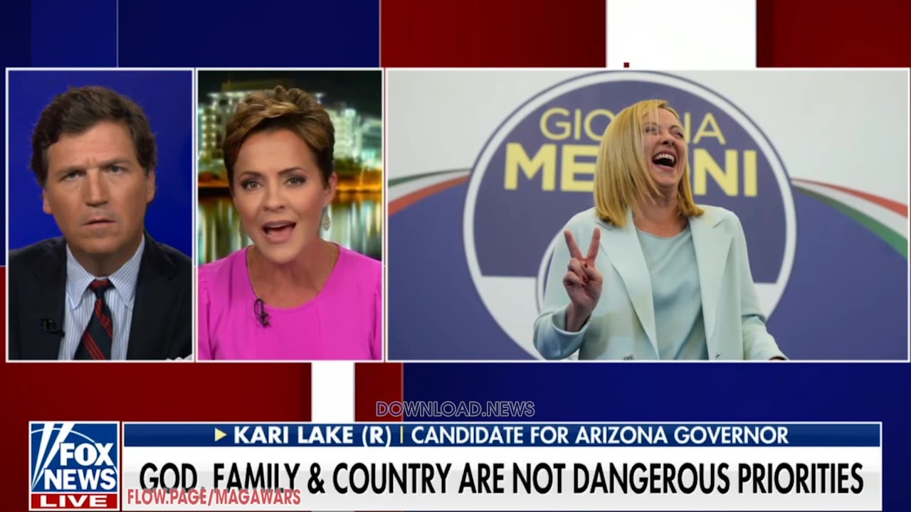 Tucker Carlson: Kari Lake Isn't Afraid Of The Globalists - 9/26/22