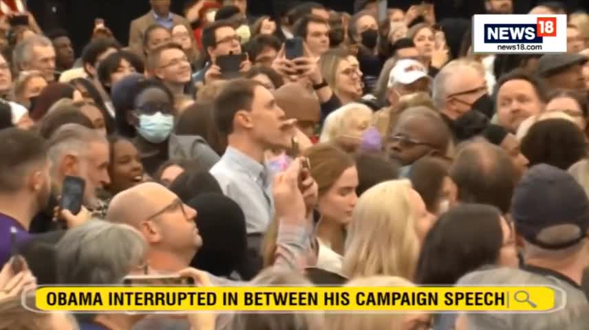 Obama Heckled | Barack Obama Confronts A Heckler At A Detroit Rally