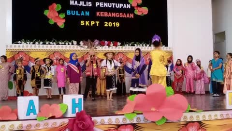 Pertandingan pakaian tradisional skpt 2019