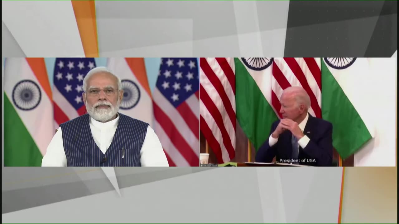 LATES UPDATE: PM MODI & PRESIDENT JOE BIDEN VIRTUAL MEETING