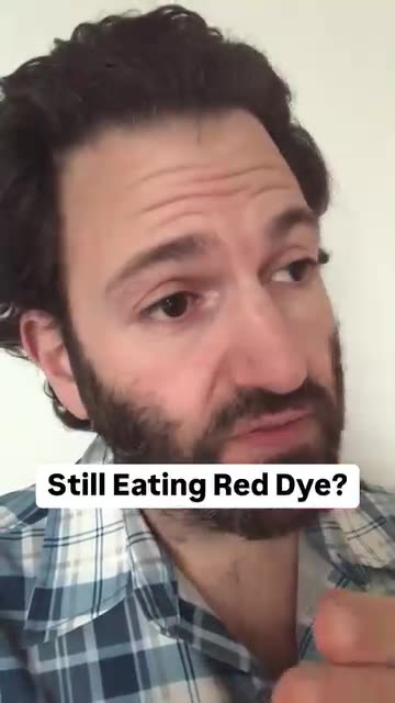 stop eating red dye foods