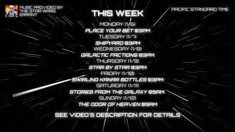 This Week 1/6/25 - 1/12/25