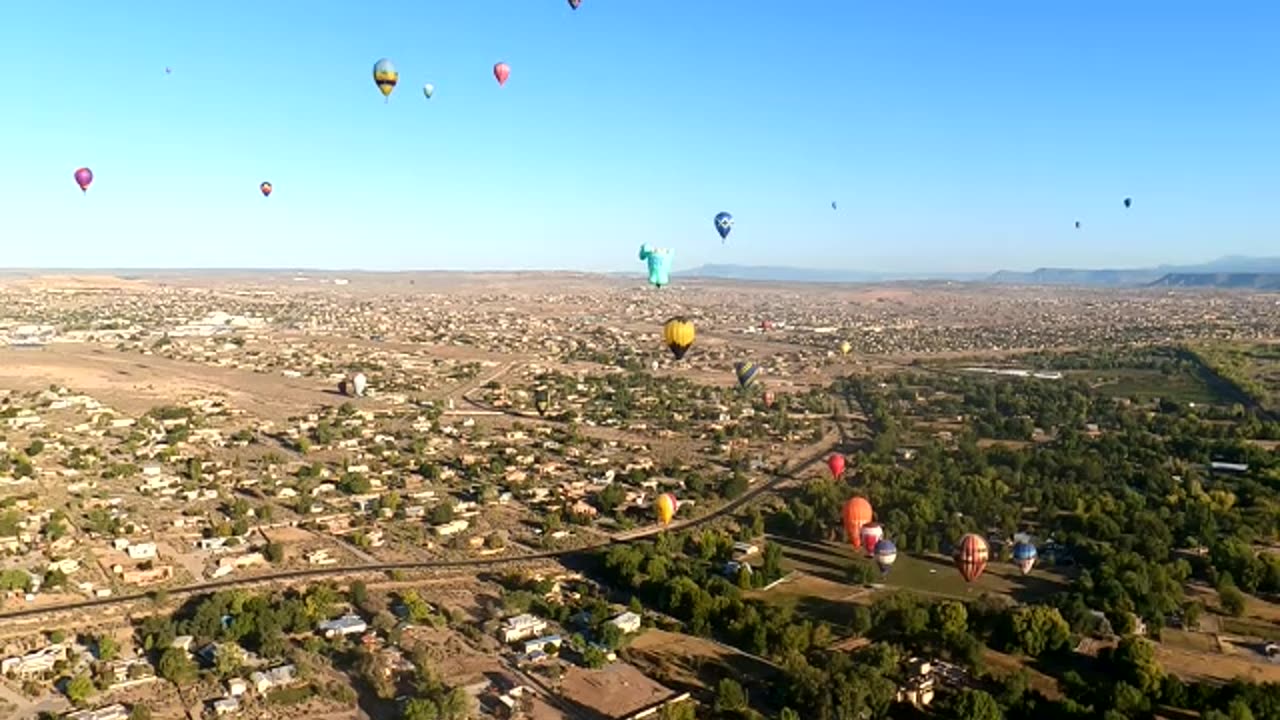 ABQ 5 10/12/23 Hot air balloon flight