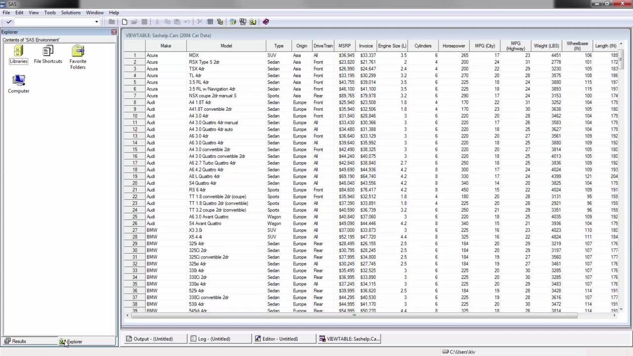 Introduction to SAS - What is SAS (Module 01)