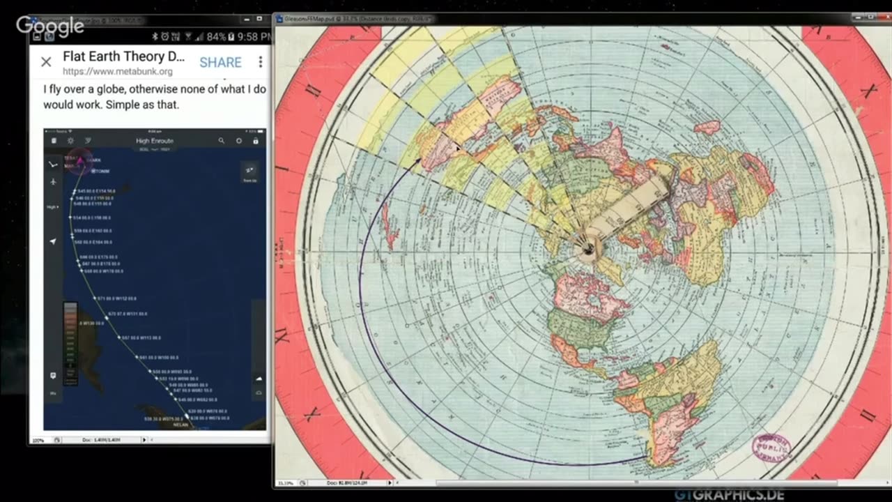 Examination of the Azimuthal Equidistant (AE) map.