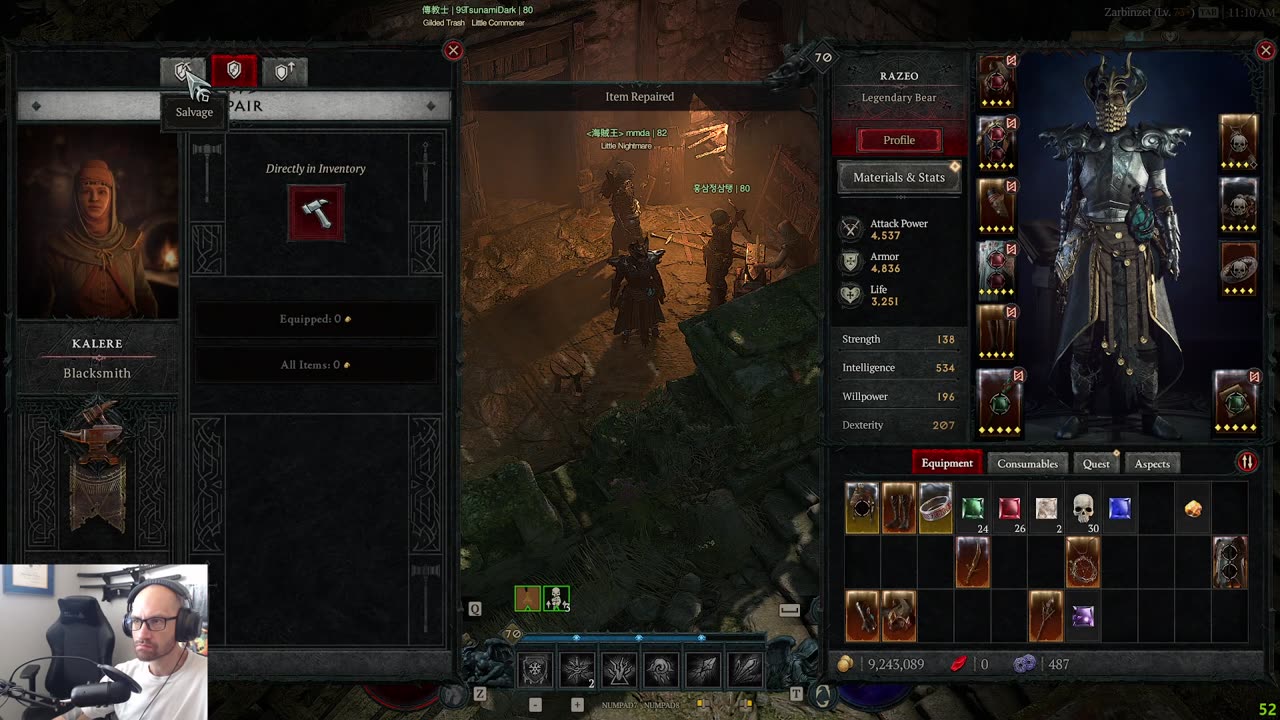 Tier 4 Frost sorc gear prog, chill vibes