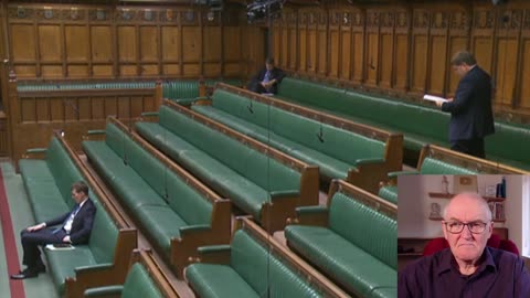 MP gives Covid speech to empty chamber