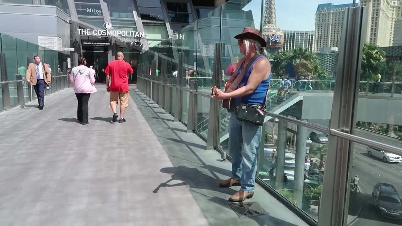 Vegas Guitar Street Performer