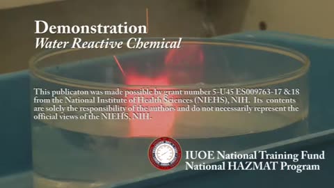 Water Reactive Chemical (Demonstration)