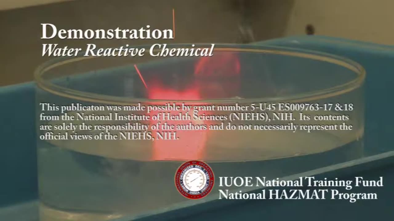 Water Reactive Chemical (Demonstration)