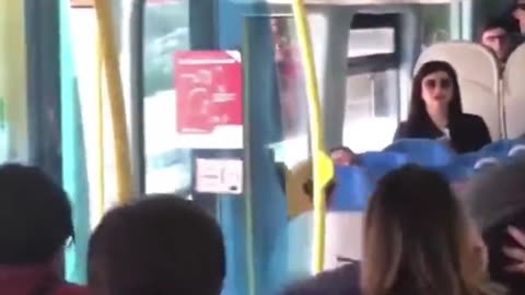 A Muslim migrant traveling without a ticket brutally attacks civilians on a train