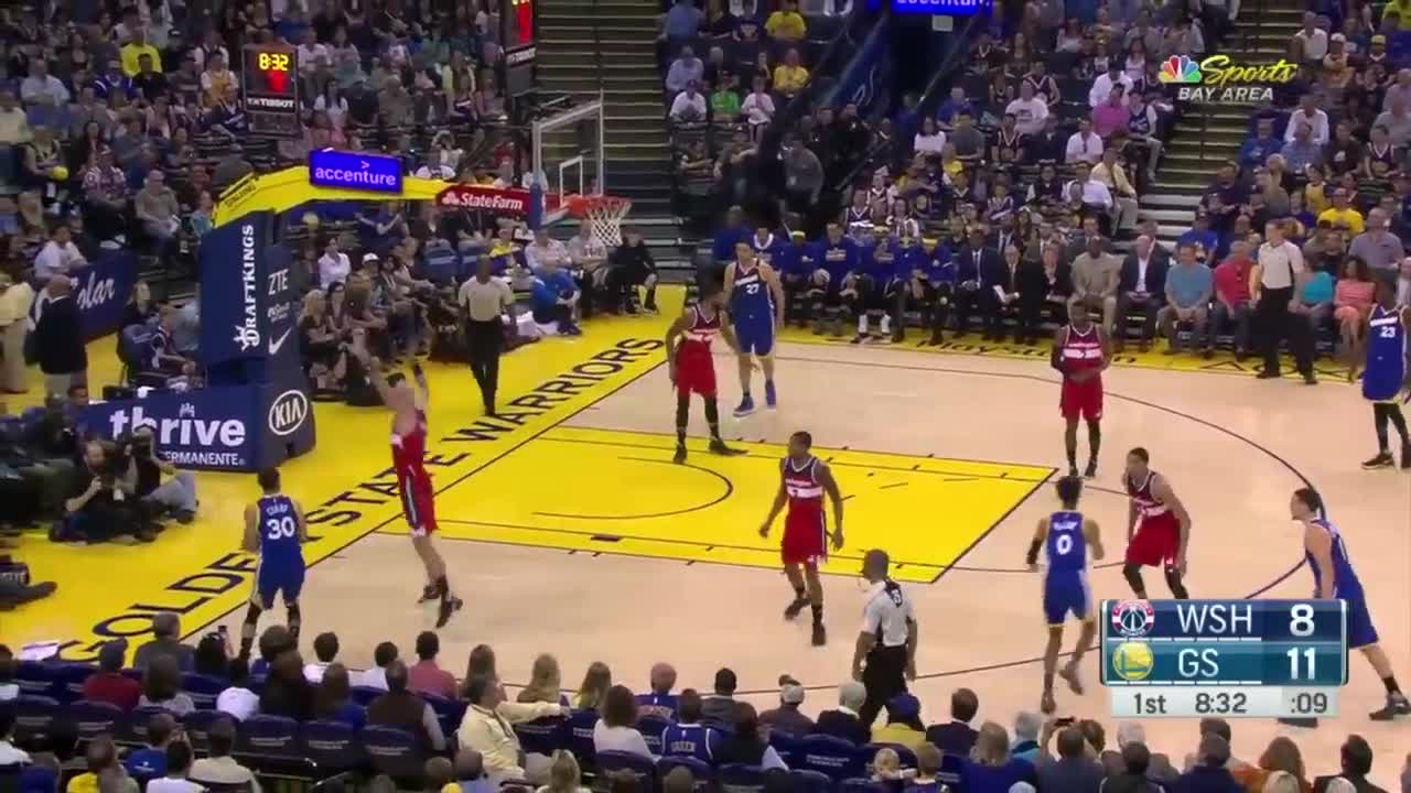 Stephen Curry threes but they get increasingly more ridiculous