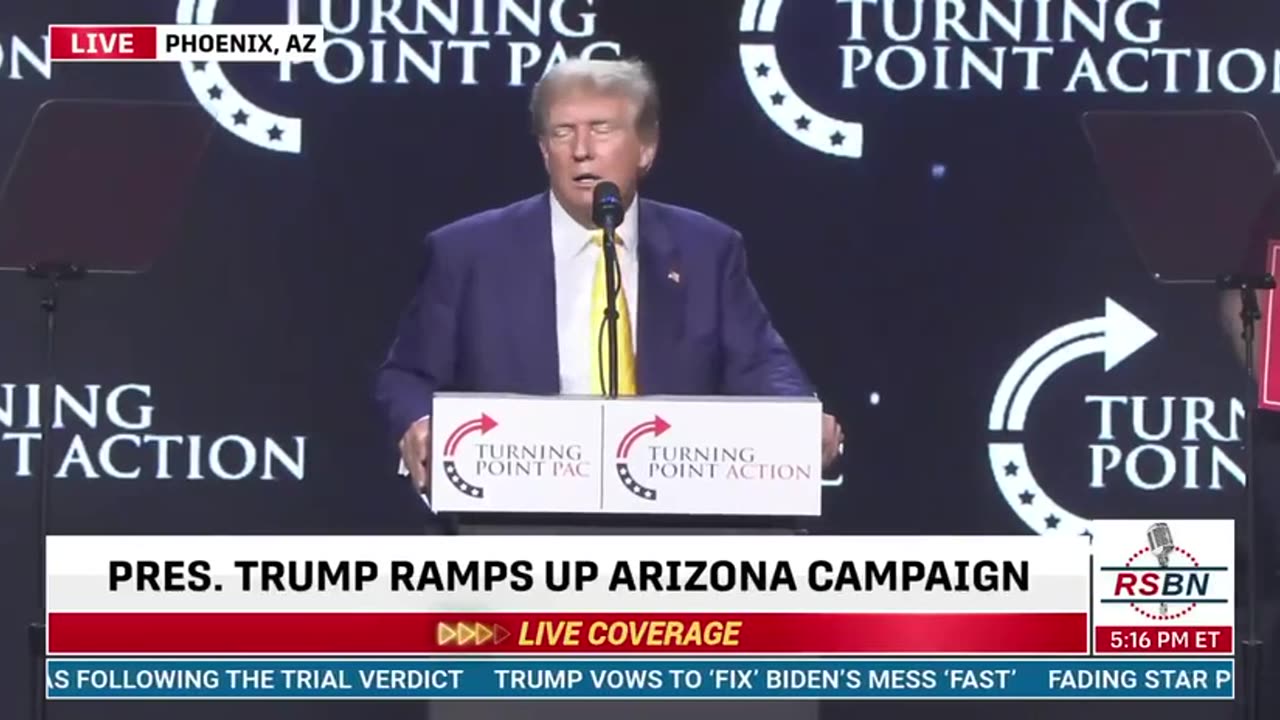 President Trump shares special message commemorating 80th anniversary of D-Day in Phoenix, Arizona