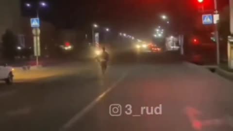Man ran a red light funny