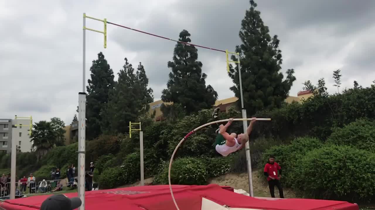 Brad Beekman CAL POLY SLO Pole Vault-17'0"