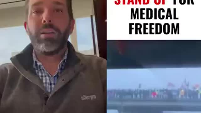 Donald Trump Jr. Canadian convoy for freedom