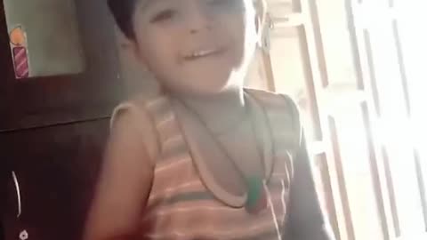 my son dancing with joy