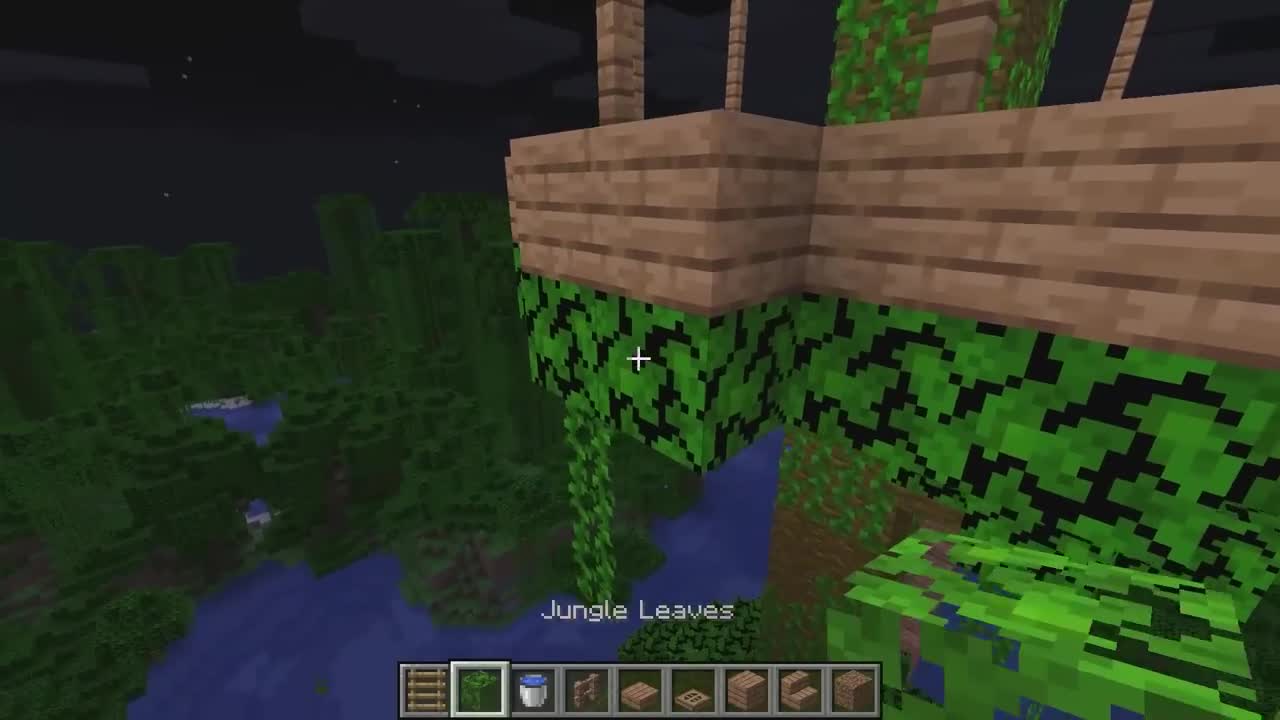 How To Build A Jungle Tree House in Minecraft