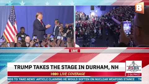 LIVE: Donald Trump Delivering Remarks in Durham, NH...