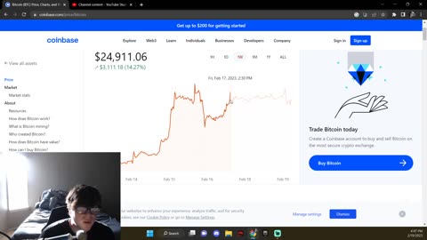 Why Bitcoin is stuck at 25k this morning 2/19/23 (bitcoin price prediction)