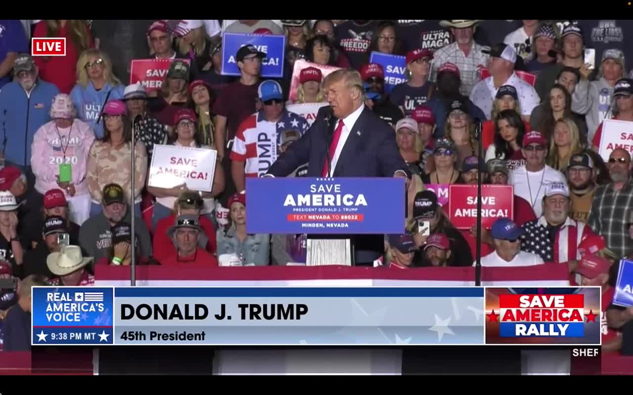 Trump Minden rally