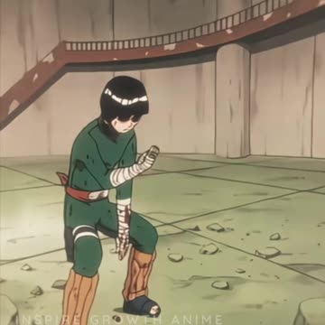 To be the greatest (Staring Rock Lee).
