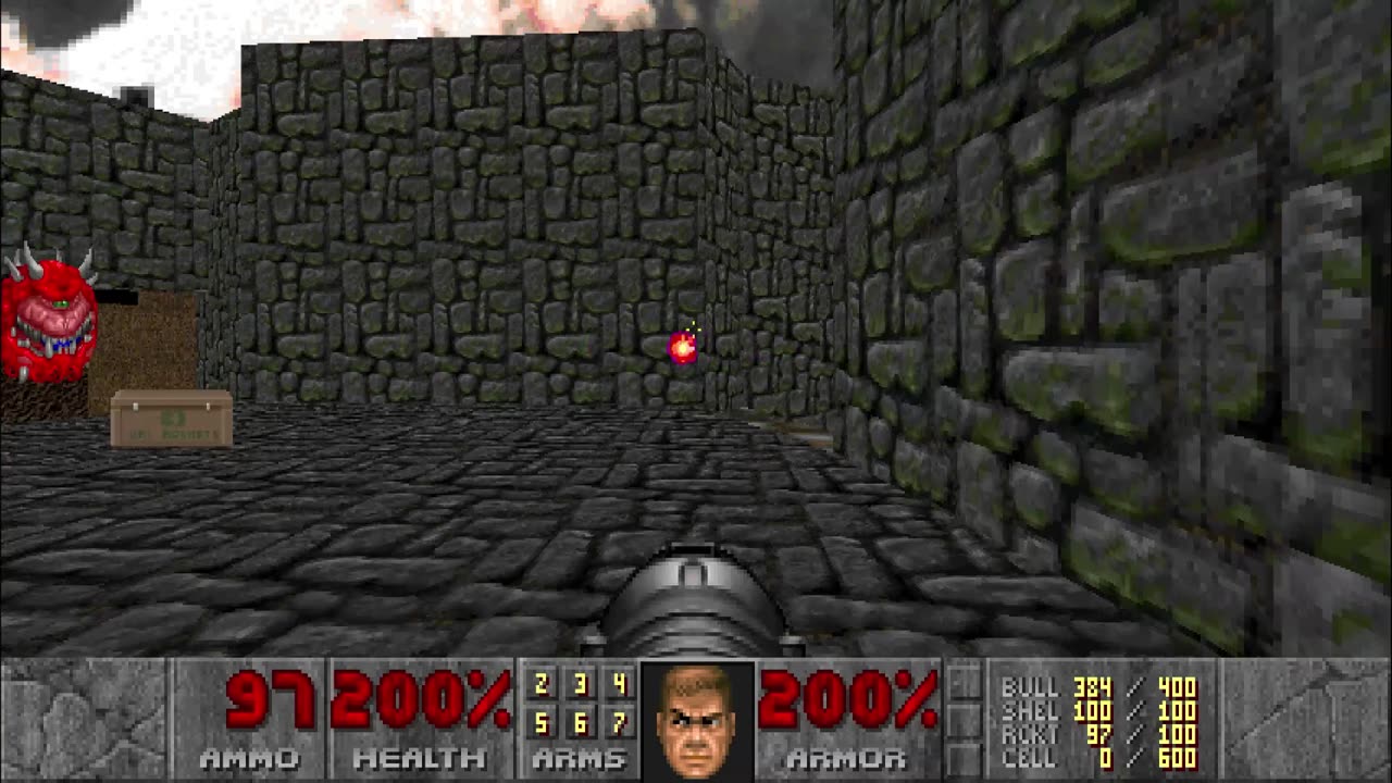 Doom II (1994) - Hell on Earth - Gotcha! (level 20)