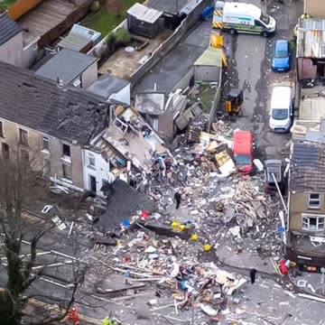 Man Is Found Dead In Rubble After Swansea 'Gas Blast' Explosion Destroyed Two Houses