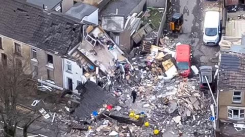 Man Is Found Dead In Rubble After Swansea 'Gas Blast' Explosion Destroyed Two Houses