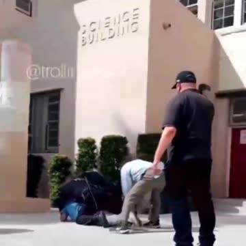 Aggressive Transient Storms Through Front Doors of Hollywood High School Today