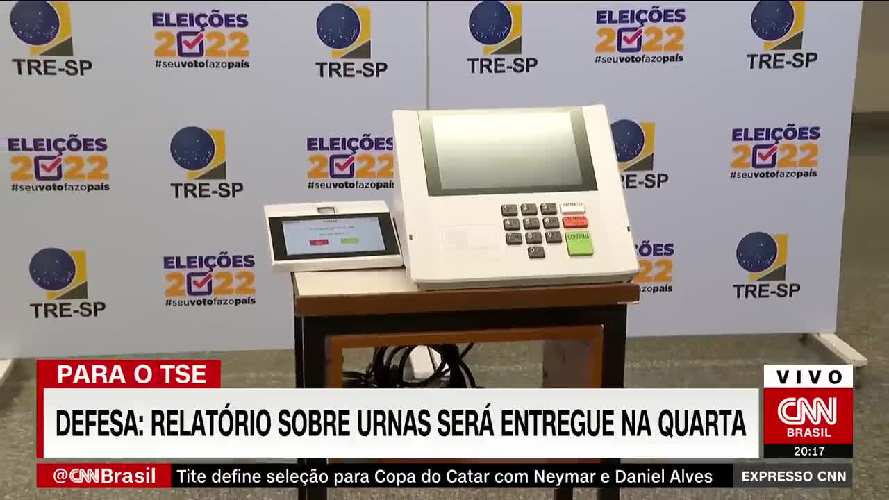 Defesa diz que relatório das Forças Armadas sobre urnas será entregue ao TSE no dia 9 | EXPRESSO CNN