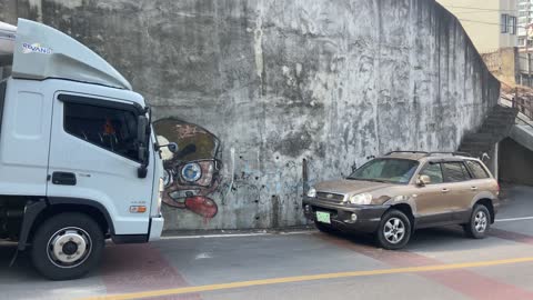 BHC Trucks, graffiti, and Gau apartments in Korea.