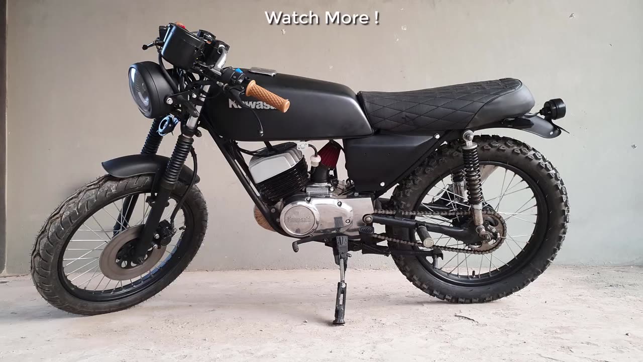 Restoration Abandoned Motorcycle Kawasaki 110cc - 1990 GTO