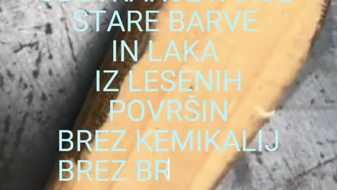 Čiščenje barve in laka iz lesenih površin s pomočjo LASERJA