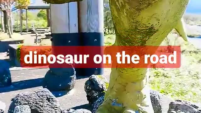 🦖【dinosaur】～dinosaur on the road～ #shorts #japanese