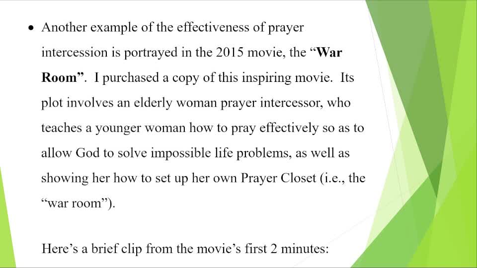 Intro Part 1 of 5 011522 -- Interdicting Evil With Biblical Spiritual Means -