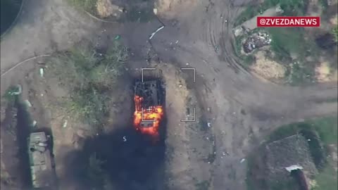 Rus Loitering Lancet-3A Strikes Again - Splatters WokeNATO Hardware/Crews on Firing Positions